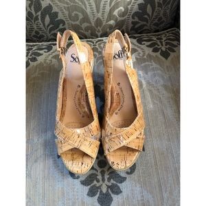Sofft Heel Leather Lining Sandals